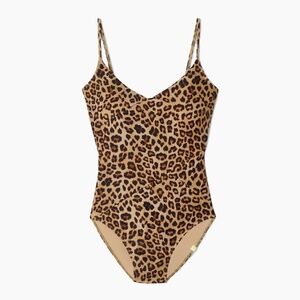 NWT Summersalt Marina Leopard print Swimsuit size 10